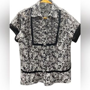 NY Collection Sheer Top